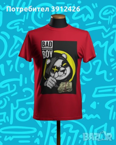 мъжка тениска Bad boy, снимка 4 - Тениски - 43735050