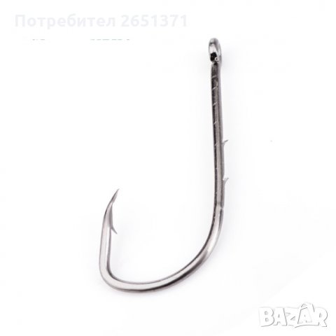 Куки за хищна риба FTK – 10 броя - 3 лв. Размери: 2/0, 1/0, снимка 2 - Такъми - 34573269