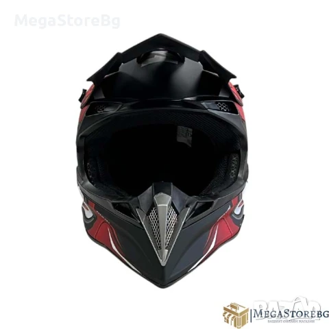 Кросова каска 188 - размер S - Matt Black/Red, снимка 2 - Аксесоари и консумативи - 50527260