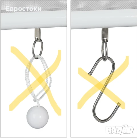 Външна вертикална тента Relaxdays, 140 x 140 см, слънцезащитена щора, снимка 7 - Градински мебели, декорация  - 50463131