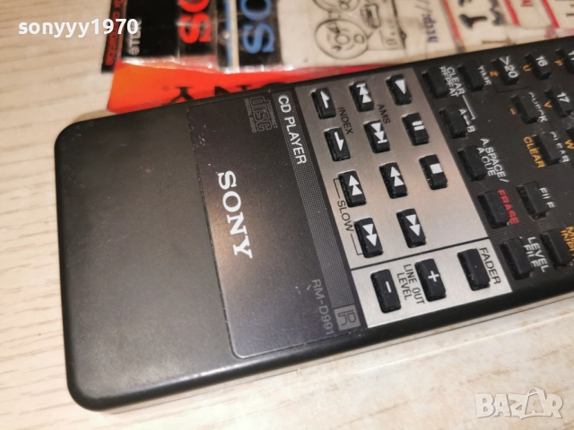 SONY RM-D991 AUDIO REMOTE-ВНОС SWISS 2412251105, снимка 11 - Ресийвъри, усилватели, смесителни пултове - 52890186