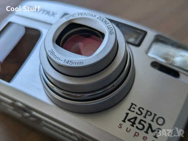 Компактен лентов фотоапарат Pentax ESPIO 145M super, снимка 2 - Фотоапарати - 51088088