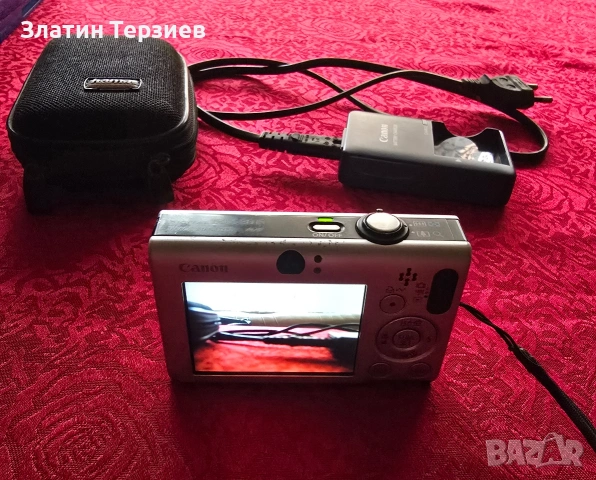 Фотоапарат Canon IXUS 80 IS (сребрист), снимка 4 - Фотоапарати - 53492837