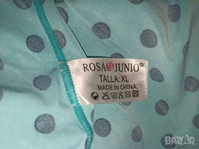 Rosa Junio XL-Безшевни тюркоазени бикини на точки , снимка 6 - Бельо - 43549056