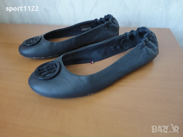 N38 Tommy Hilfiger/естествена кожа/дамски балерини