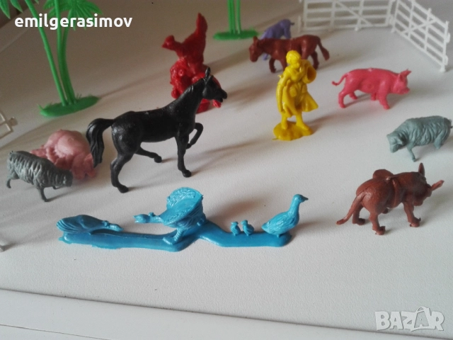 Пластмасови домашни и диви животни и лот динозаври., снимка 7 - Колекции - 35899747