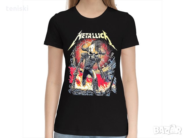 Дамска тениска Metallica 10 модела всички размери , снимка 7 - Тениски - 29908985