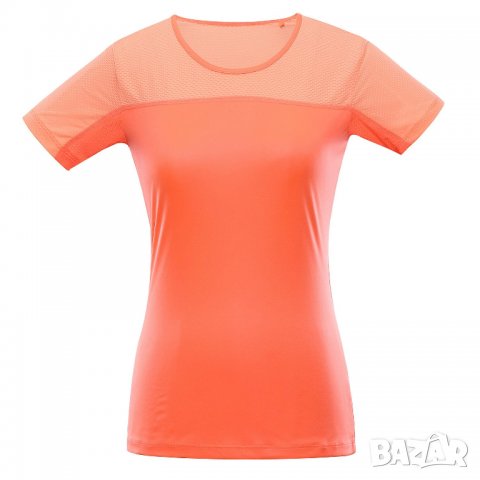 Дамска бързосъхнеща тениска Alpine Pro Leona оранжева, снимка 1 - Тениски - 33423792