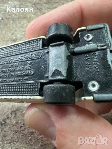 Количка MATCHBOX 1979 Mercedes 450, снимка 9 - Колекции - 51337295