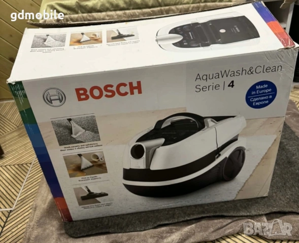 Прахосмукачка за мокро и сухо почистване AquaWash & Clean Bosch Serie 4, снимка 2 - Прахосмукачки - 53445276