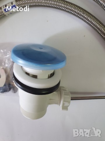 Смесител стоящ за умивалник Видима Серия Orion, B5190AA с пластмасов изпразнител 1 1/4, снимка 6 - ВИК - 43603559