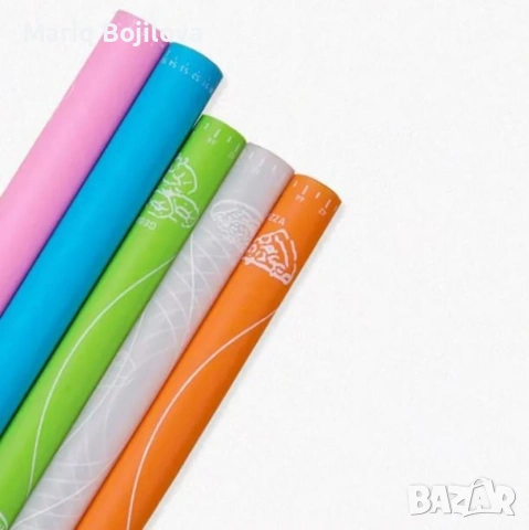 Силиконова постелка за печене, точене и месене, снимка 12 - Аксесоари за кухня - 53010673