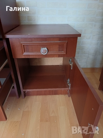 Комплект спалня, гардероб, тоалетка и две нощни щкафчета, снимка 8 - Спални и легла - 51633182