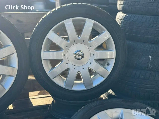 5х114.3 Джанти 17 цола Нисан Примера Джюк Х-Траил 5x114.3 Nissan Primera Juke, снимка 2 - Гуми и джанти - 53447477