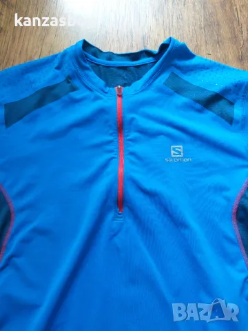 Salomon Fast Wing Tee - страхотно мъжко джърси L, снимка 2 - Тениски - 47307382