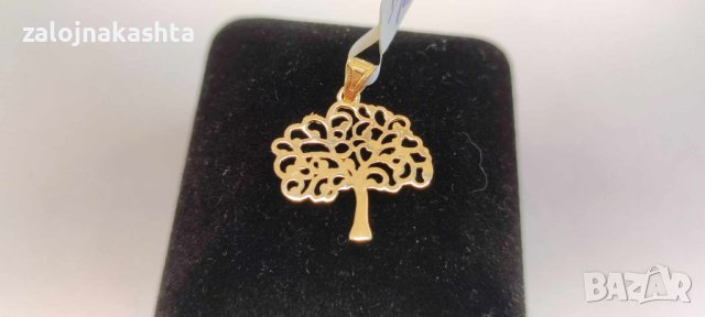 Нова Златна висулка дървото на живота-1,03гр/14кр, снимка 3 - Колиета, медальони, синджири - 43002984