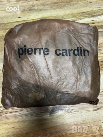 Оригинална мъжка раница Pierre Cardin – естествена кожа, нова с етикет, снимка 4 - Чанти - 51986690