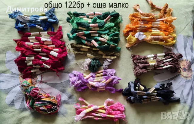 памучни чилета, конци,прежда, снимка 3 - Гоблени - 49580278