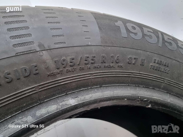 4бр летни гуми 195/55/16 CONTINENTAL L04025 , снимка 6 - Гуми и джанти - 51889950