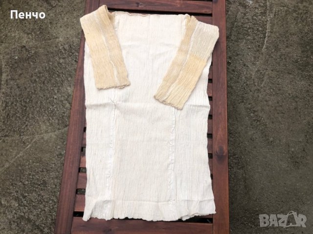 автентична, ръчно тъкана кенарена риза 8 - НОВА ОТ ЧЕИЗ, снимка 1 - Антикварни и старинни предмети - 39871460