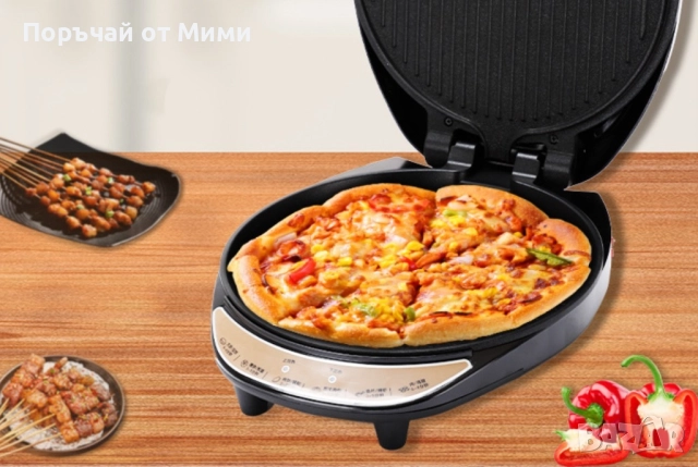 Мултифункционална компактна електрическа тостер машина / Напрежение: 220V; Мощност: 1100W; , снимка 2 - Тостери - 52209273