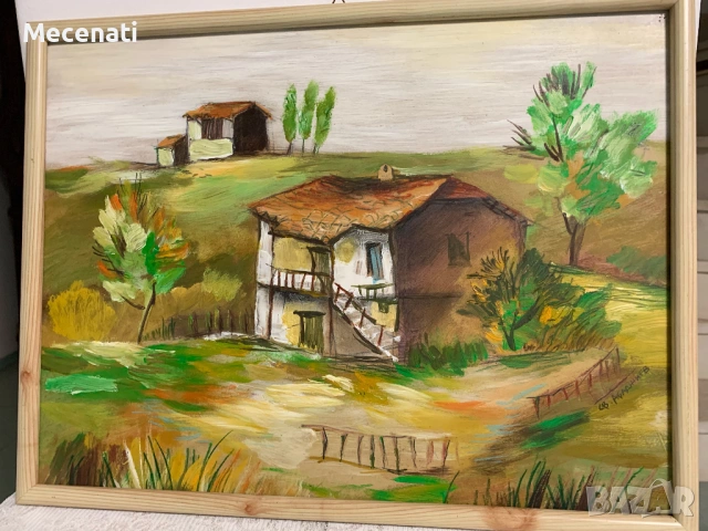 СВЕТЛИН АБАДЖИЕВ​ масло/пейзаж, снимка 2 - Картини - 53122645