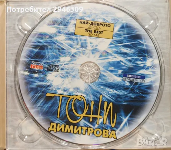 Тони Димитрова - Най-доброто досега(The Best) 2005, снимка 3 - CD дискове - 48152807