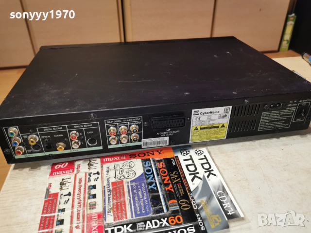 CYBER HOME CH-DVD 505 ВНОС GERMANY 2701261005, снимка 10 - Плейъри, домашно кино, прожектори - 53241304