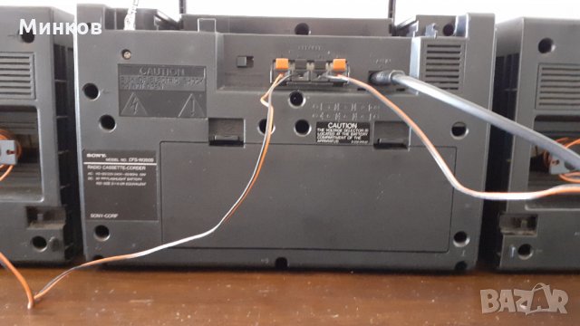 Радиокасетофон Sony CFS-W350S двукасетен, снимка 4 - Радиокасетофони, транзистори - 32335248