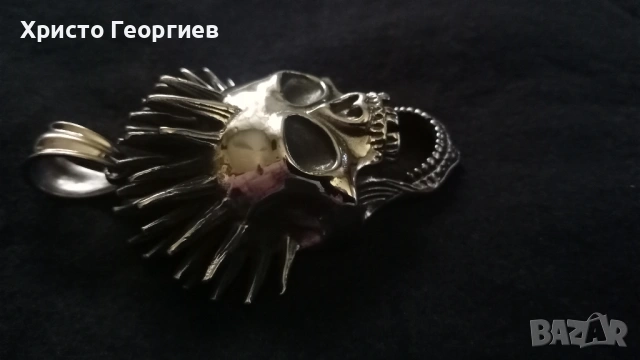 PUNK-ROCK Медальон, снимка 2 - Колиета, медальони, синджири - 53538767