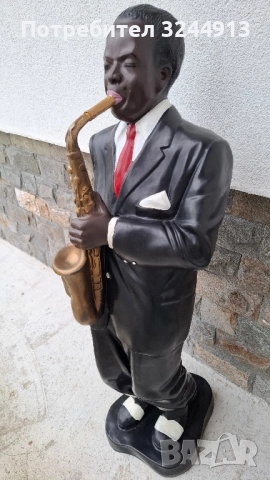 Статуедка афроамерикански джаз музиканти, снимка 4 - Други стоки за дома - 52514501