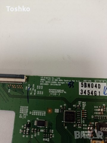 TCON BOARD 6870C-0480A V14 42 DRD 60Hz Control Ver.0.3, снимка 2 - Части и Платки - 34938843