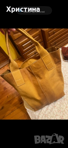 Дамска чанта и сандали естествена кожа , снимка 5 - Чанти - 52318144