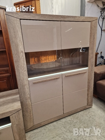 Модулна Секция с Лед Осветление-внос от Германия!, снимка 4 - Секции и витрини - 52838002