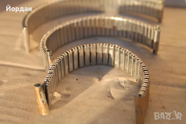 6 броя разтегателни верижки за часовник, снимка 2 - Колекции - 48882655