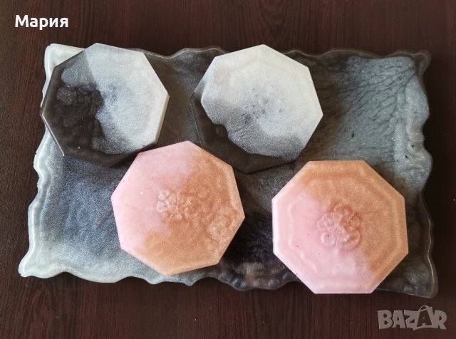  Подложки от Епоксидна смола , снимка 13 - Декорация за дома - 42898428