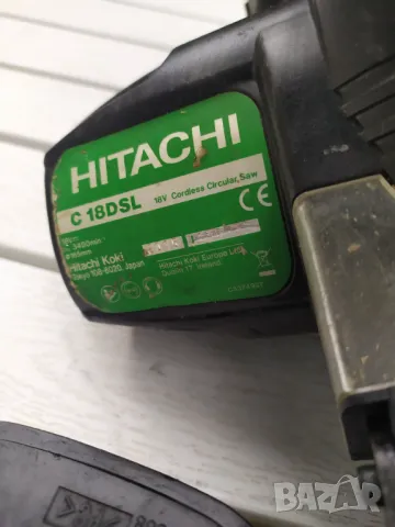 Акумулаторен циркуляр Hitachi -18v li-ion, снимка 3 - Други инструменти - 50389621