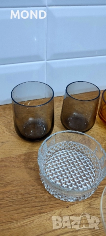 Стъклен комплект - лот, снимка 4 - Чаши - 52865809