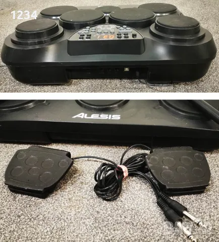 електронни барабани ALESIS Compactkit 7 с педали, палки и адаптор, снимка 9 - Ударни инструменти - 50039103