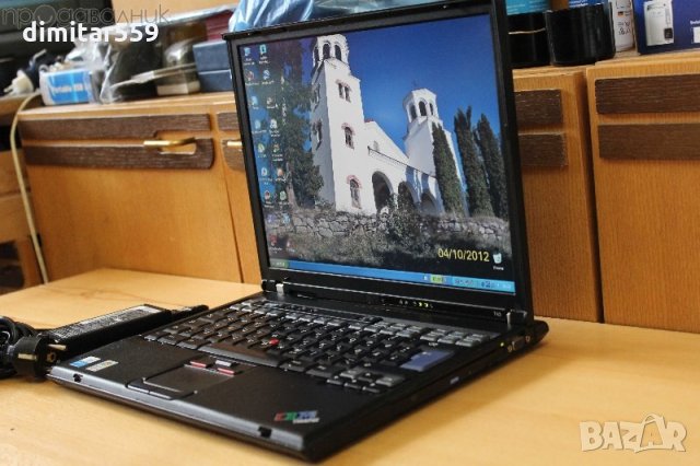Лаптоп IBM Lenovo Thinkpad T40, снимка 7 - Лаптопи за дома - 5470953