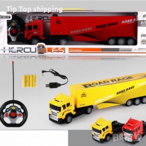 Камион с дистанционно управление Hercules Road Rage, снимка 2 - Коли, камиони, мотори, писти - 52234046