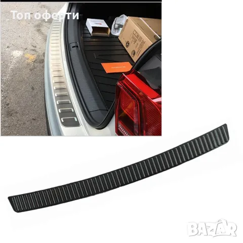 Декорация за задна броня 7026 - хром / карбон, снимка 2 - Аксесоари и консумативи - 49337772