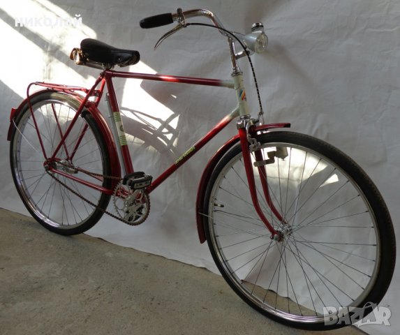 Ретро велосипед марка Балкан 28 " произведен през 1974 година в Н. Р. България  гр. Ловеч ВМЗ, снимка 14 - Велосипеди - 38604670