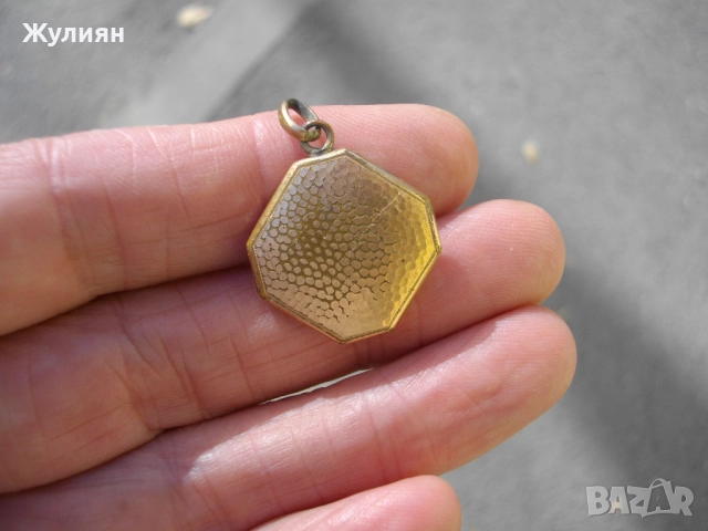 СТАРА ПОЗЛАТЕНА ВИСУЛКА ЗА КЮСТЕК , снимка 7 - Антикварни и старинни предмети - 51525072