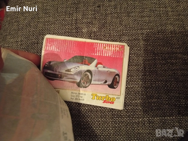 Здравейте продавам ретро стикери с коли от дъвки турбо от 1989 , снимка 3 - Антикварни и старинни предмети - 53597886
