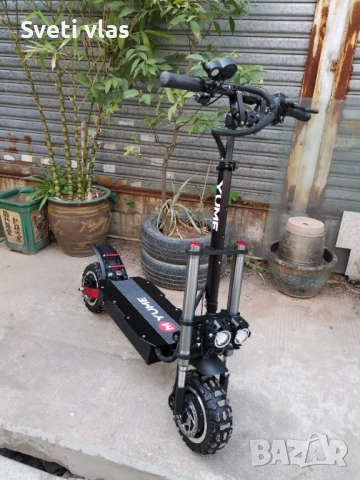 БАРТЕР 85 КМ/Ч  ПРОБЕГ 100КМ ОГРОМНА 6000W Електрическа тротинетка Duotts D88, снимка 8 - Скейтборд, ховърборд, уейвборд - 52398853