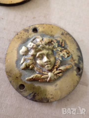 Комплект три барокови орнамента,апликации, снимка 2 - Антикварни и старинни предмети - 52547935