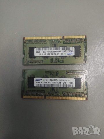 Продавам Ram памет Samsung 1GB 1Rx8 PC3-8500S, снимка 2 - Части за лаптопи - 28574085