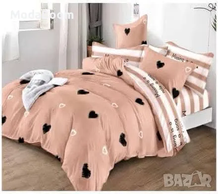 Памучни спални комплекти Различни дизайни , снимка 5 - Спално бельо - 48935529