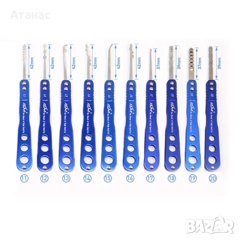 Универсален комплект KLOM (29 в 1) за професионално отключване, снимка 4 - Други инструменти - 53523364